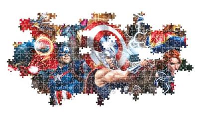 Clementoni legpuzzel panorama marvel, 1000st.