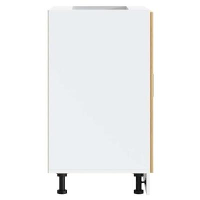 Keuken onderkast "Porto" bewerkt hout artisanaal eikenkleur Keuken onderkast "Porto" bewerkt hout artisanaal eikenkleur