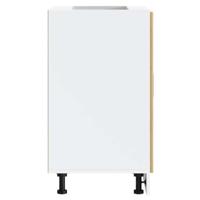 Keuken onderkast "Porto" bewerkt hout artisanaal eikenkleur - thumbnail