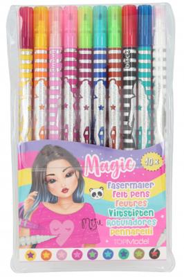 Top Model viltstiften Duo in etui junior 18,2 cm 10 stuks