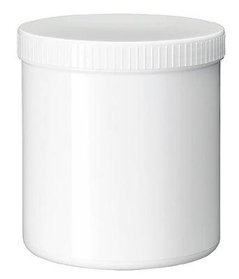 Blockland Zalfpot wit PP plastobel gedopt 1000ml 18 Stuks