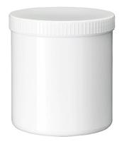 Blockland Zalfpot wit PP plastobel gedopt 1000ml 18 Stuks - thumbnail