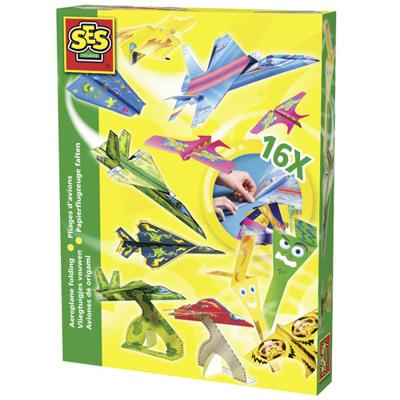 SES vliegtuigjes vouwen