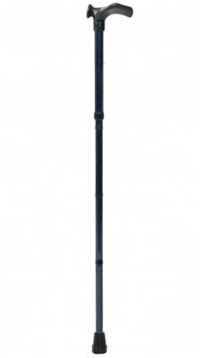 Opvouwbare wandelstok comfortgrip blue ice links 84-94 cm