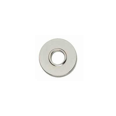 Rozetten messing verdekt ø50x8mm messing vernikkeld