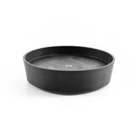 Ecopots Saucer Rond Donkergrijs Ø28,7 x H8,3 cm - thumbnail