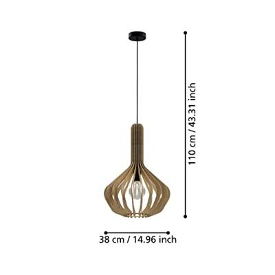 Eglo Houten hanglampVelasco Ø 38cm - 900152