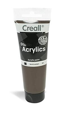 Creall Studio Acrylverf, dekkend, burnt umber (69), 120 ml/ 1 fles