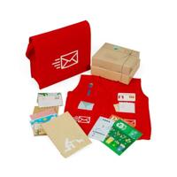 Bigjigs postbode verkleedset met accessoires - thumbnail
