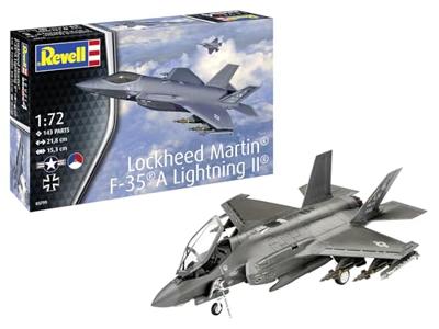 Revell modelbouwpakket - lockheed martin f35 a lightning ii 1:72 - 143dlg. Revell modelbouwpakket - lockheed martin f35 a lightning ii 1:72 - 143dlg.