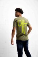 Off The Pitch Fullstop Slim Fit T-Shirt Heren Groen - Maat XS - Kleur: Groen | Soccerfanshop - thumbnail