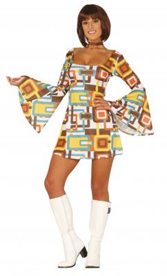 Jaren 70 Jurk Kostuum Vrouw