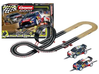 Carrera go!!! super rally - racebaan met 2 auto's - 1:43 Carrera go!!! super rally - racebaan met 2 auto's - 1:43