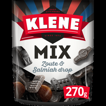 Klene Drop Zoute & Salmiak Mix 270g bij Jumbo Klene Drop Zoute & Salmiak Mix 270g bij Jumbo