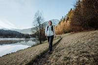 Salomon X ULTRA 360 LEATHER GORE-TEX Lage Wandelschoen Dames Cognac/Peppercorn/Black 8,5 - thumbnail