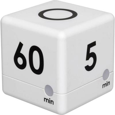 TFA Dostmann Timer Cube Timer Wit Digitaal TFA Dostmann Timer Cube Timer Wit Digitaal