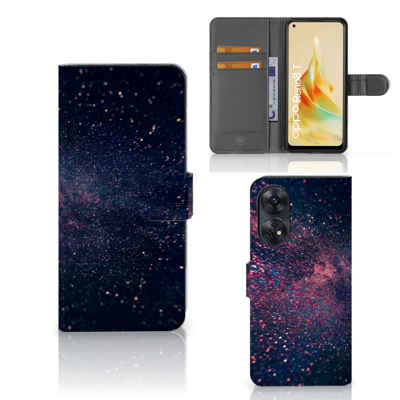 OPPO Reno8 T 4G | Book Case | Stars