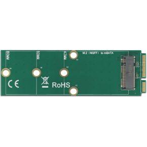 DeLOCK mSATA naar M.2 Key B Slot adapter