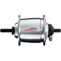Shimano dynamo naaf dh-c6000-1r 36 gaats 6v/1,5 watt voor rollerbrake zilver - thumbnail