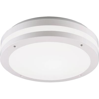 LED Plafondlamp - Trion Keraly - Opbouw Rond - Bewegingssensor - Waterdicht - 12W - Mat Wit - Kunststof