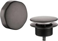 Saqu Base afbouwdeel voor badafvoercombinatie gun metal - thumbnail