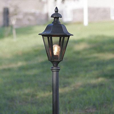 KonstSmide Klassieke sokkellampPallas 41cm mat zwart - 478-750