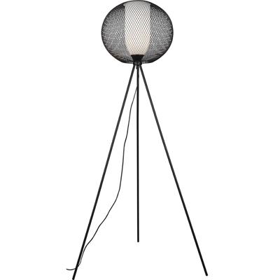Mat Zwarte LED Vloerlamp - E27 Fitting - Aluminium - Modern Design