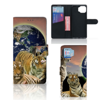 Motorola Moto G 5G Plus | Telefoonhoesje | Met pasjeshouder | Roofdieren - thumbnail