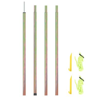 VidaXL Zonneschermpalen 200 cm gegalvaniseerd staal VidaXL Zonneschermpalen 200 cm gegalvaniseerd staal