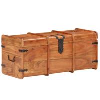 Opbergkist 90x40x40 cm massief acaciahout - thumbnail