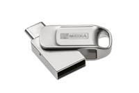 MyMEDIA My Dual USB 2.0 /USB C Drive USB-stick 32 GB Zilver 69266 USB 2.0, USB-C - thumbnail