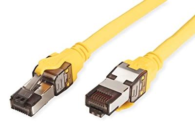 ROLINE S/FTP (PiMF-) patchkabel Cat.8 (Klasse I), LSOH, soepel, geel, 3 m