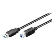EDM 51264 USB 3.0 A-B 1 kabel, zwart 8 m, zwart - thumbnail