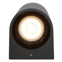 Lucide ZARO - Wandspot / Wandlamp Binnen/Buiten - 1xGU10 - IP44 - Zwart - thumbnail