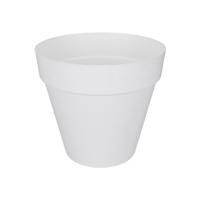 Elho pot+wiel loft urban rond D50cm wit - thumbnail
