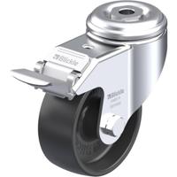 Blickle LKRA-POA 80G-11-FI Zwenkwiel met rem Wieldiameter: 80 mm Draagvermogen (max.): 120 kg 1 stuk(s) - thumbnail