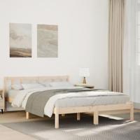 Bedframe extra lang zonder matras massief grenenhout 160x220 cm - thumbnail