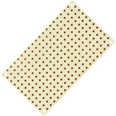 TRU COMPONENTS T1906SA036 Printplaat Hardpapier (l x b) 100 mm x 60 mm 35 µm Rastermaat 5 mm Inhoud 4 stuk(s)