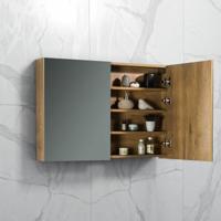 Spiegelkast Tieme mat eiken 100x70x16cm - thumbnail