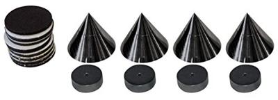 Dynavox SPIKES 4 STUKS ZWART