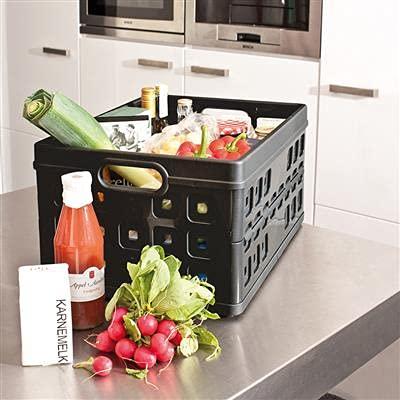 Sunware Square Vouwkrat 32L Zwart Sunware Square Vouwkrat 32L Zwart