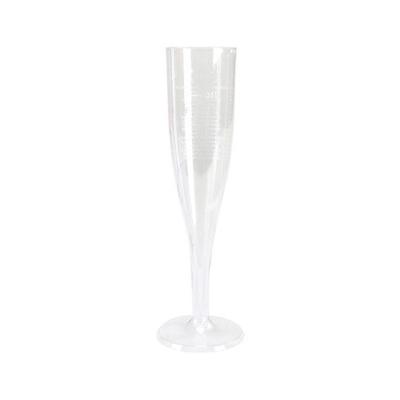 Depa plastic champagneglas glashelder (100x 100ml)