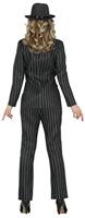 Gangster Krijtstreep Kostuum Dames - thumbnail