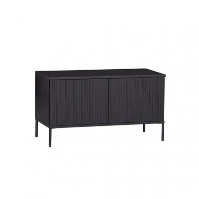 WOOOD TV-meubel 'New Gravure' Grenen, 100cm, kleur Zwart