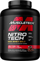 MuscleTech Nitro Tech 100% Whey Gold Double Rich Chocolate (2270 g) - thumbnail