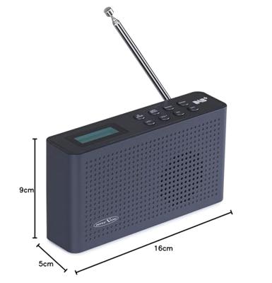Reflexion Radio DAB+, DAB, VHF (FM) Voelbare toetsen Zwart