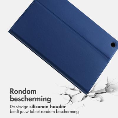 Accezz Classic Tablet Case Samsung Galaxy Tab A9 Plus Tablethoesje Blauw Accezz Classic Tablet Case Samsung Galaxy Tab A9 Plus Tablethoesje Blauw
