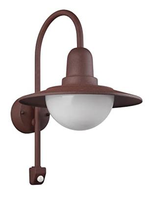 Trio Muurlamp roestbruinNorman met bewegingssensor - 207269124