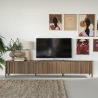 Eleonora TV-meubel 'Jake' Eiken, 264cm, kleur Bruin - thumbnail