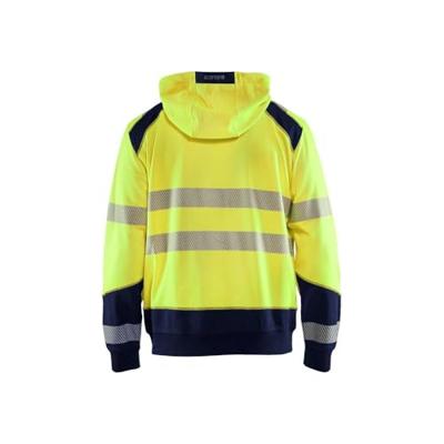 Blåkläder Hooded Sweatshirt High-Vis 35462528 | High-Vis Geel/Marineblauw | Maat XXL - 7330509609989 Blåkläder Hooded Sweatshirt High-Vis 35462528 | High-Vis Geel/Marineblauw | Maat XXL - 7330509609989